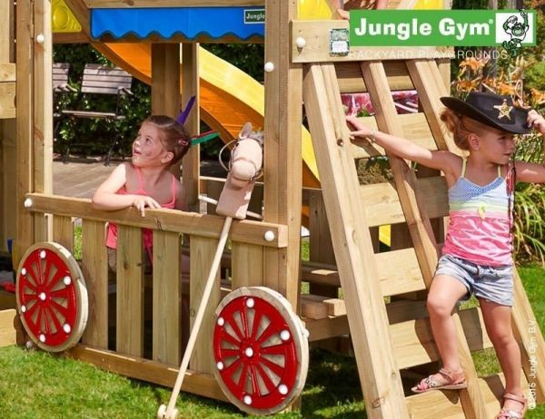 Jungle Gym Train kerti játszótér modul